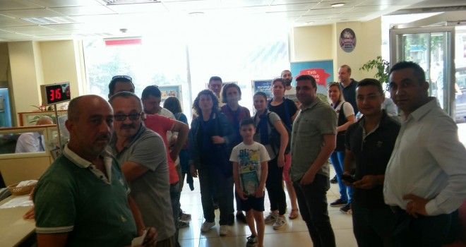 Genel Başkanlarına Destek Verdiler