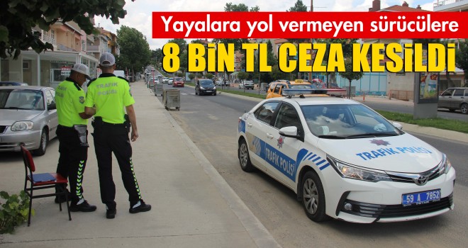 Malkara’da Yaya Geçidi Uygulaması Yapıldı