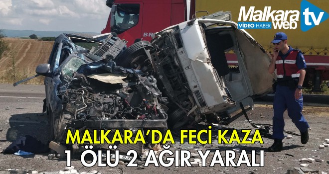 Malkara'da Trafik Kazası; 1 Kişi Öldü