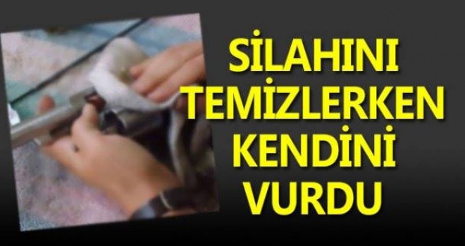 Silahını Temizlerken Kendini Vurdu