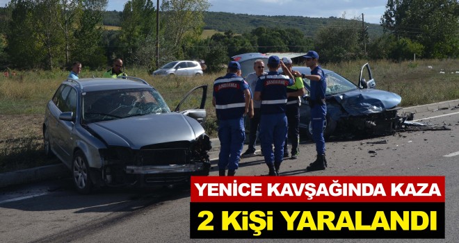 Malkara’da Trafik Kazası; 2 Yaralı