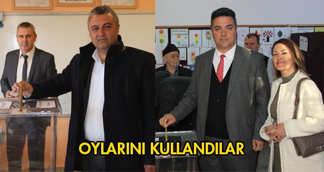 Belediye Başkan Adayları Oy'larını Kullandı