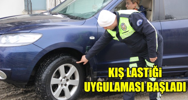 Malkara’da Kış Lastiği Uygulaması Başladı