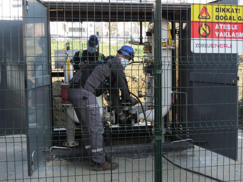 Malkara’da İlk Doğalgaz Ateşi Yandı