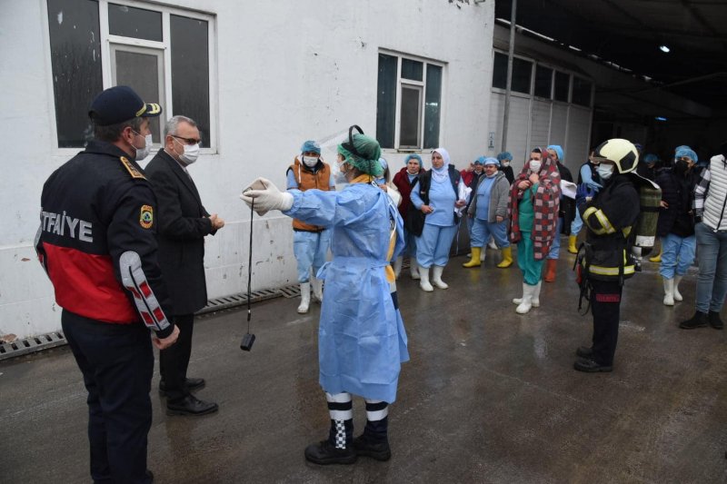 Keşan'da peynir fabrikasında amonyak tankında sızıntı: 8 işçi gazdan etkilendi