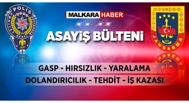 Tekirdağ'da Asayiş Olayları