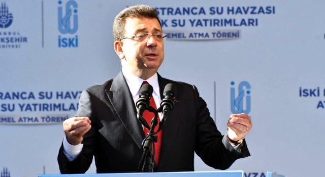İmamoğlu: İstanbul, su kaynağı açısından ciddi problemle karşı karşıya kalabilir