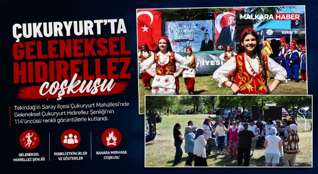 Çukuryurt'ta geleneksel hıdırellez coşkusu